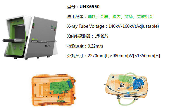 UNX系列X光安檢機(jī)6550